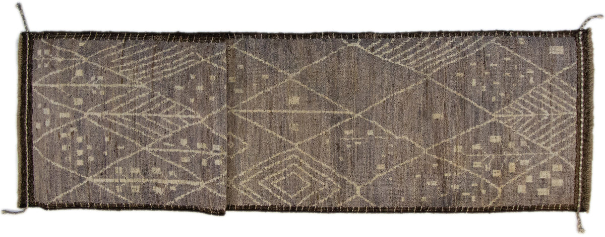 Moroccan Hand-Knotted Area Rug
