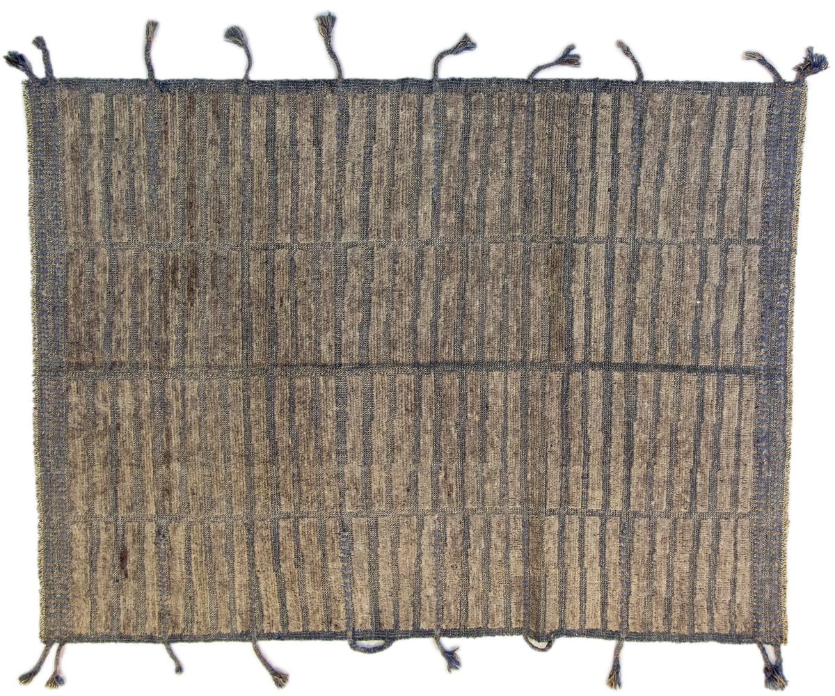 Moroccan Hand-Knotted Area Rug
