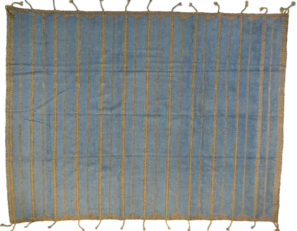 Moroccan Hand-Knotted Area Rug