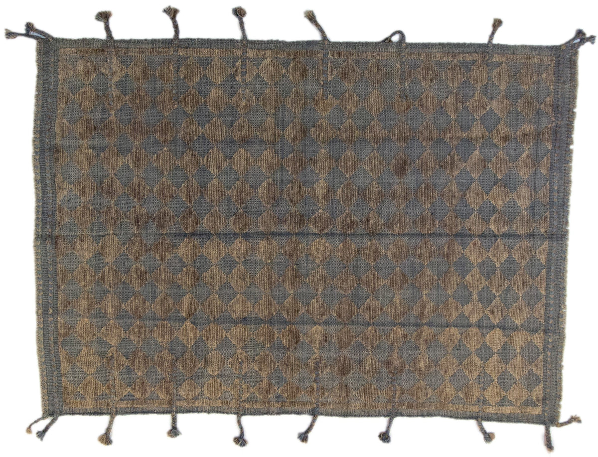 Moroccan Hand-Knotted Area Rug