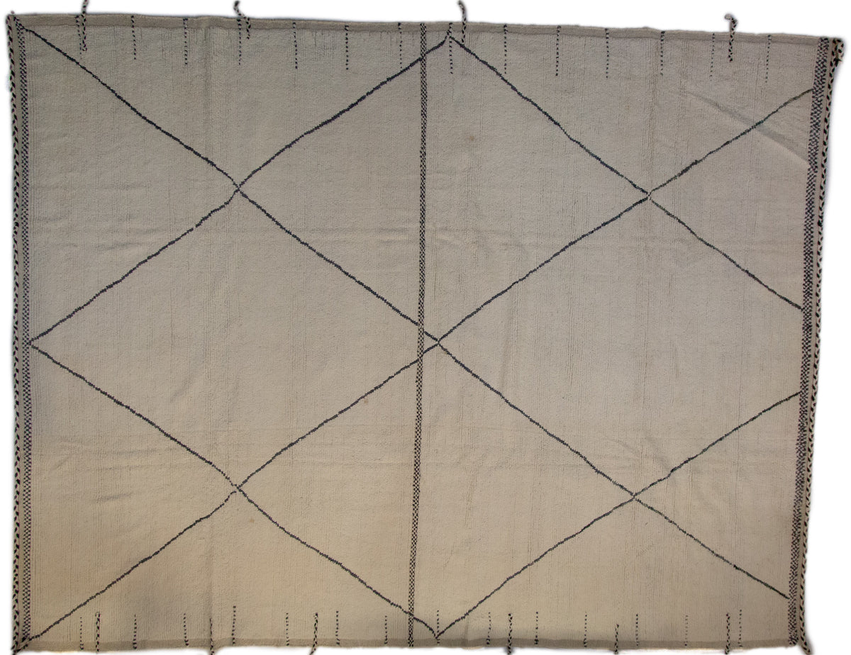 Moroccan Hand-Knotted Area Rug