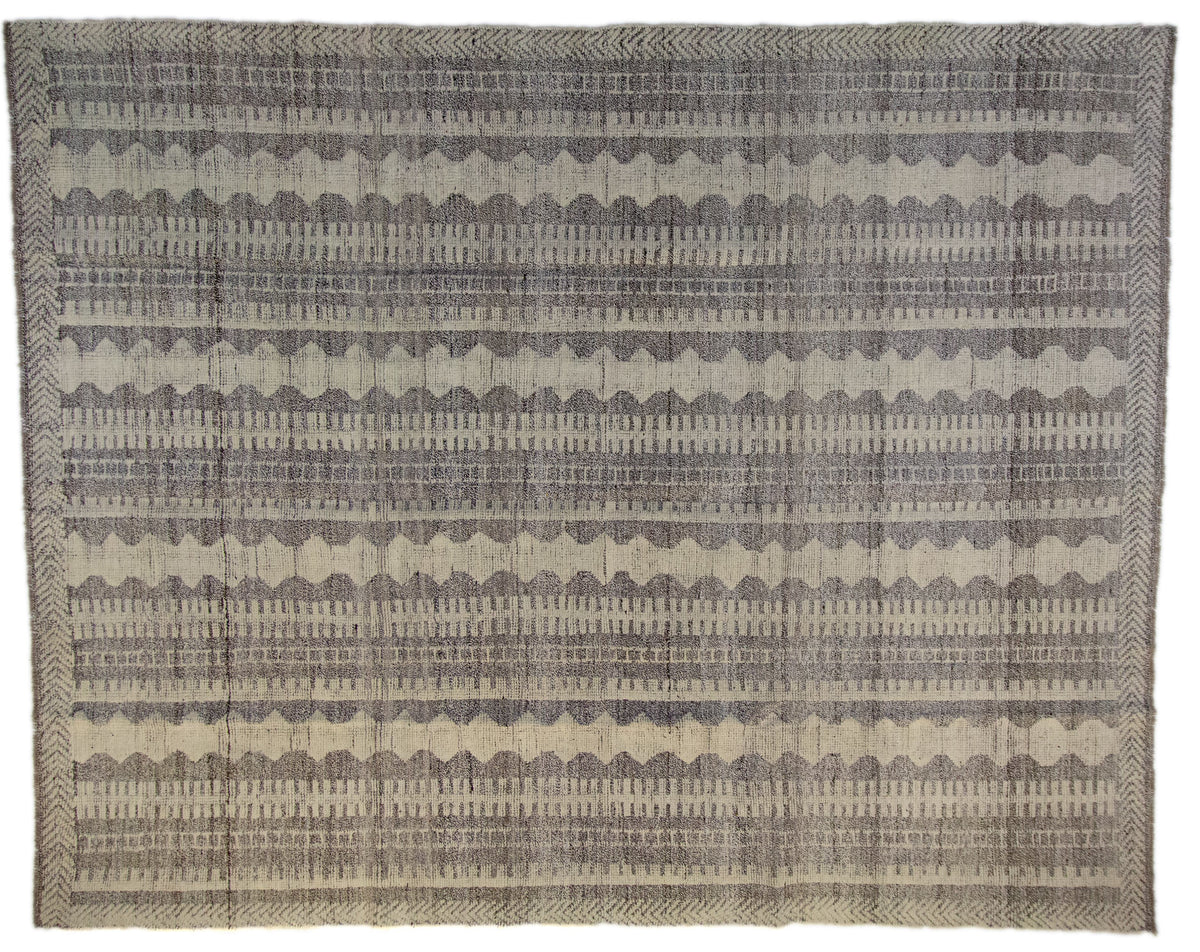 Moroccan Hand-Knotted Area Rug
