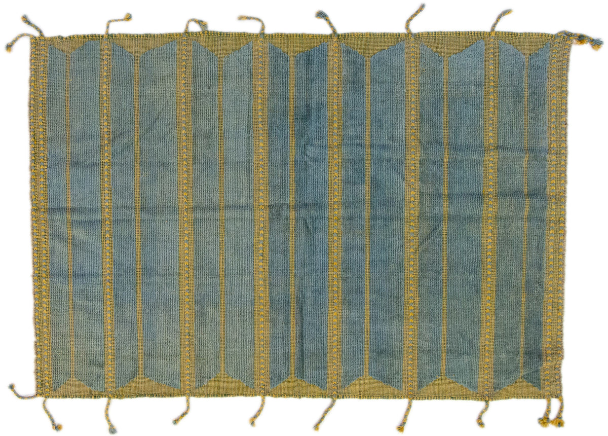 Moroccan Hand-Knotted Area Rug