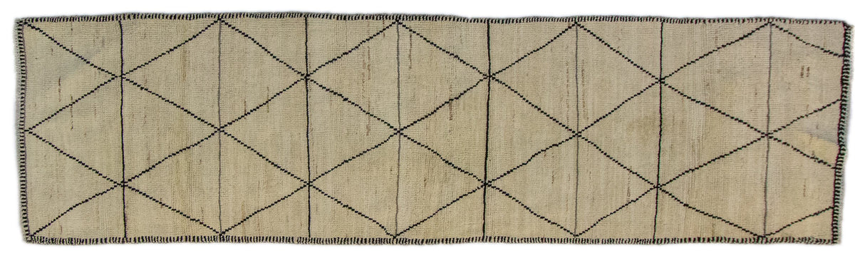 Moroccan Hand-Knotted Area Rug
