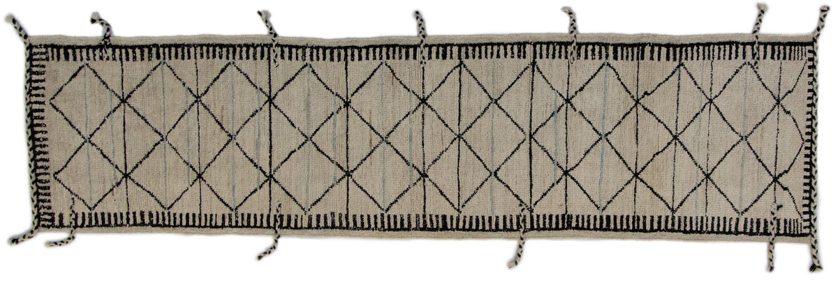 Moroccan Hand-Knotted Area Rug
