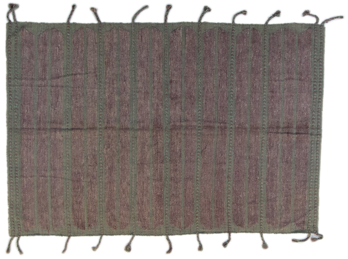 Moroccan Hand-Knotted Area Rug