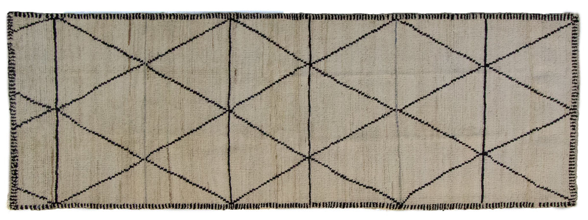 Moroccan Hand-Knotted Area Rug