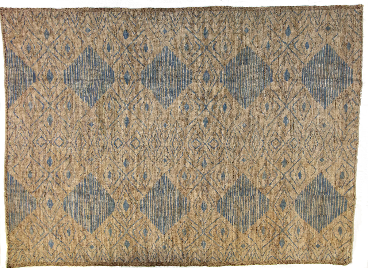 Moroccan Hand-Knotted Area Rug