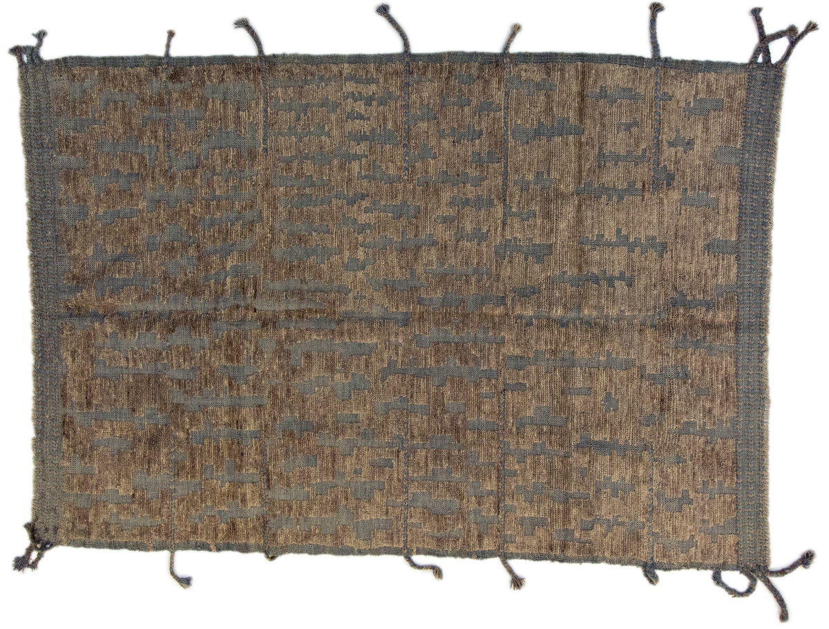 Moroccan Hand-Knotted Area Rug